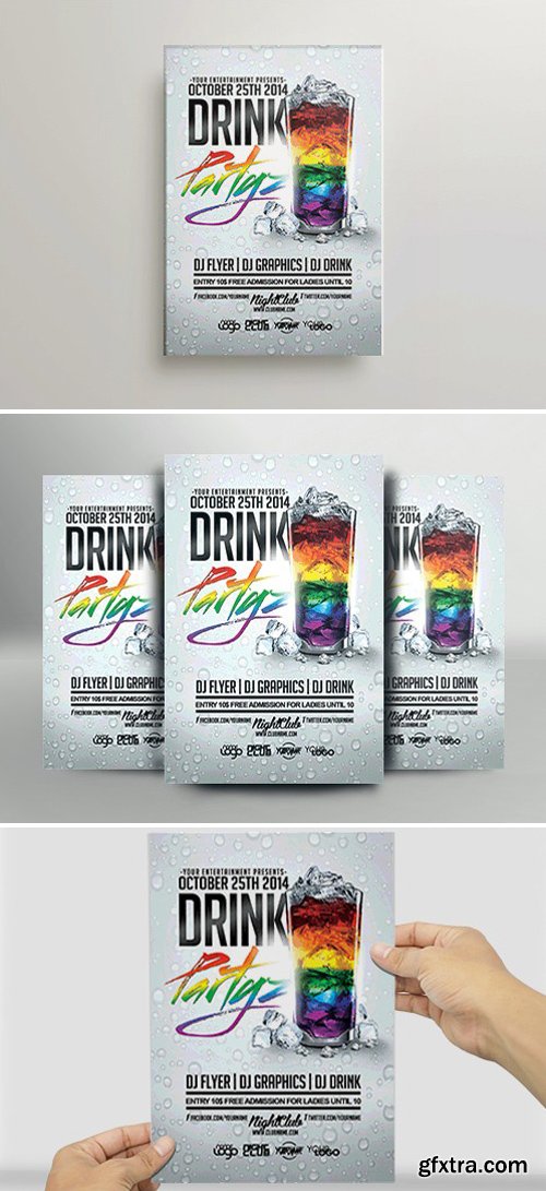 Drink Partyz Flyer Template