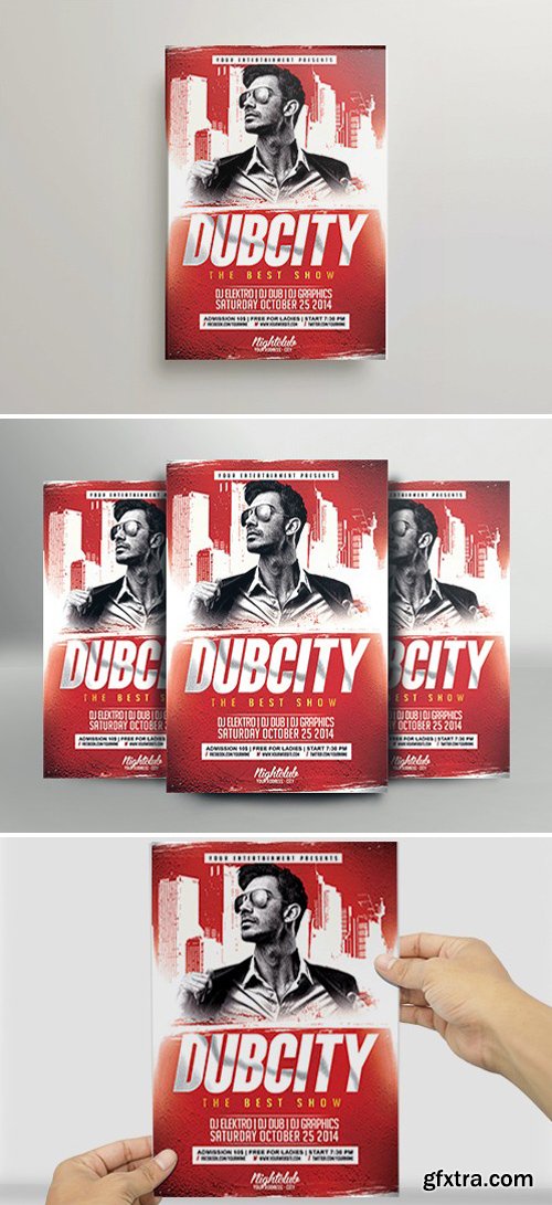 Dub City Flyer Template