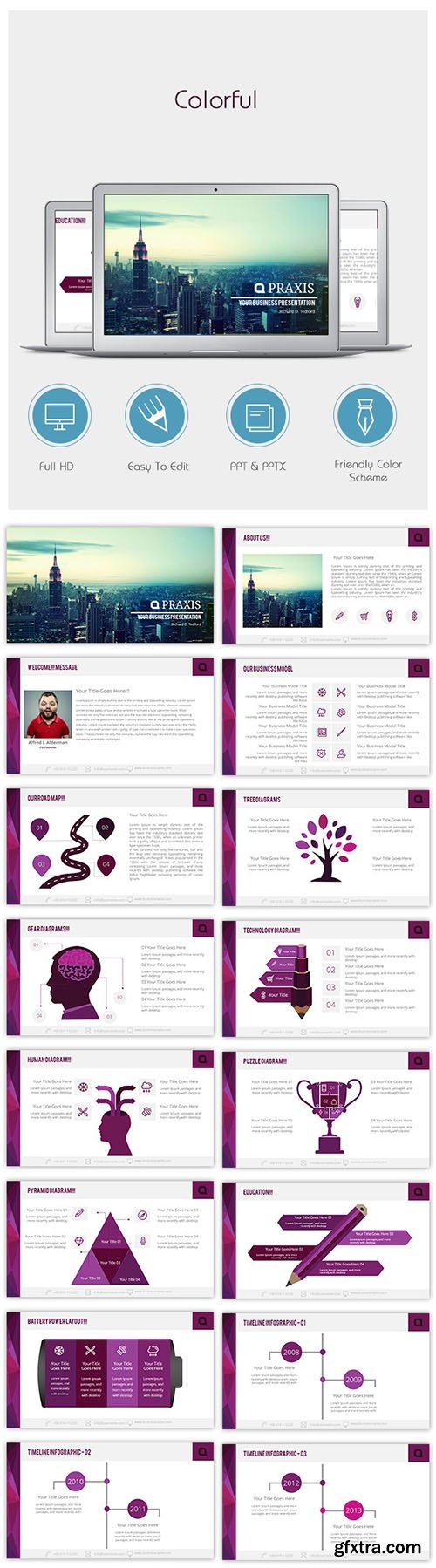 GraphicRiver Colorful - Powerpoint Presentation Template 11678752