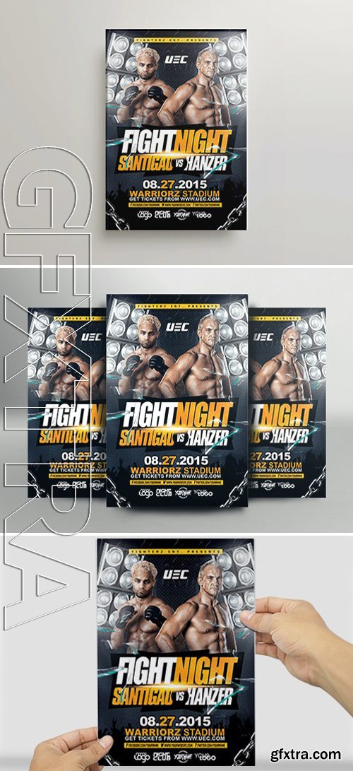 FightNight Flyer Template