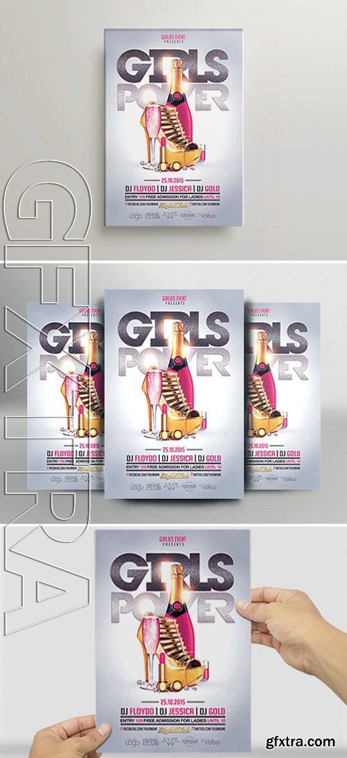 Girls Power Flyer Template