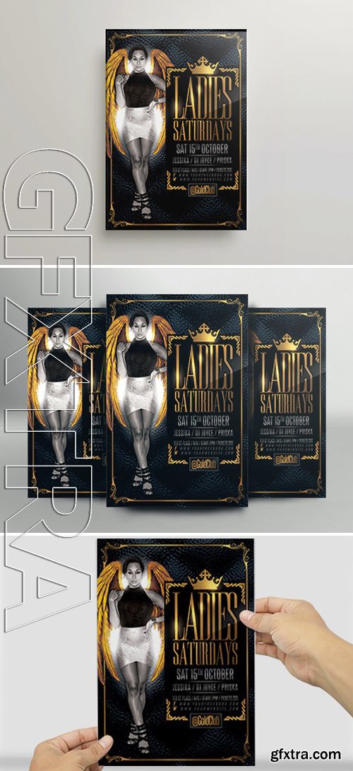 Ladies Saturdays Flyer Template