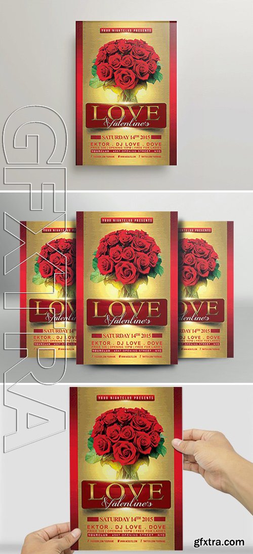 Love Night Flyer Template