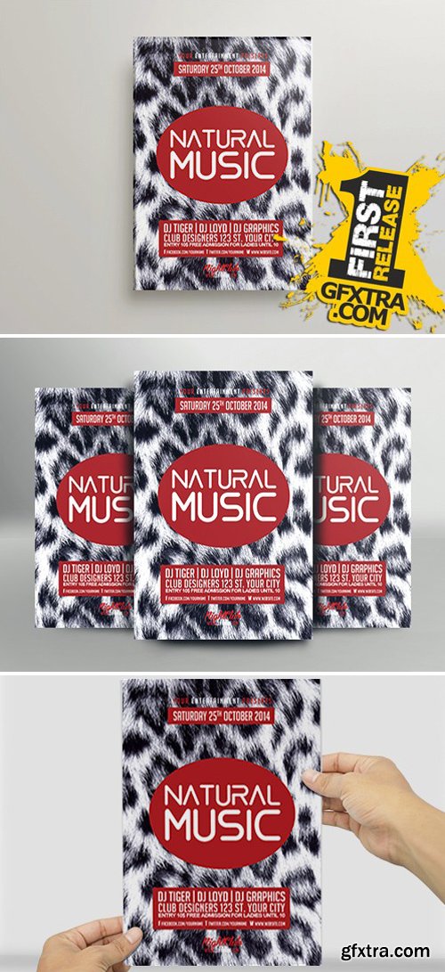 Natural Music Flyer Template