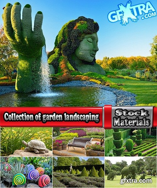 Collection of garden landscaping lawn Pool figure from plants statue 25 HQ Jpeg