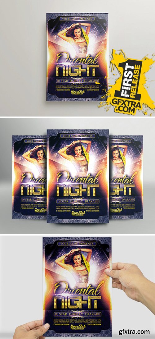 Oriental Night 3 Flyer Template