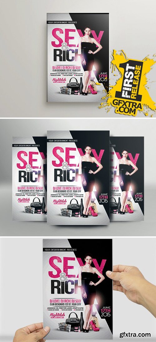 Sexy And Rich Flyer Template