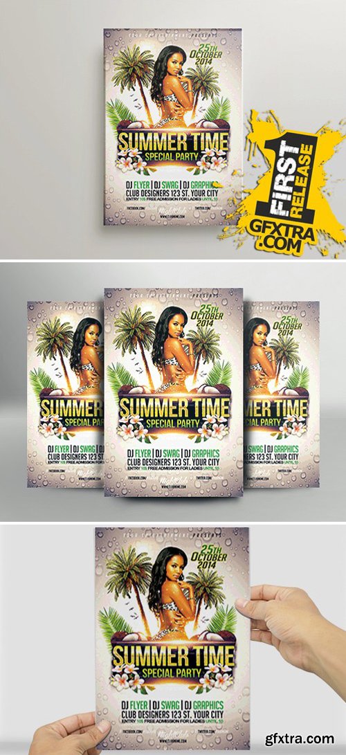 Summer Time Flyer Template