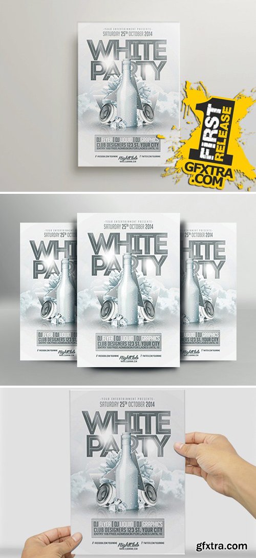 White party Flyer Template