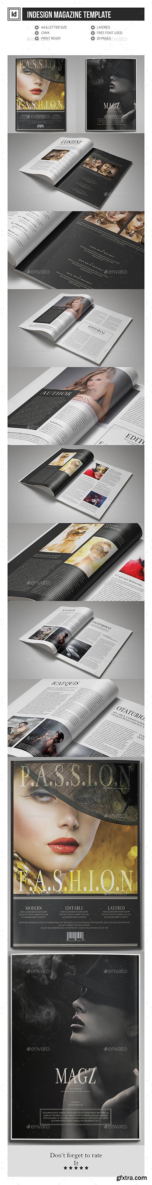 GraphicRiver Multipurpose InDesign Magazine Template 11655513