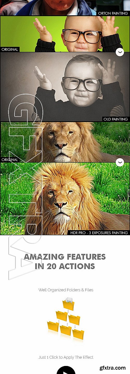 GraphicRiver - 20 Realistic Paintings Vol.1 - Photoshop Action 11653706