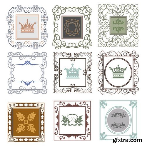 Stock Vectors - Vintage Hand Sketched Doodle Design Elements, 25xEPS