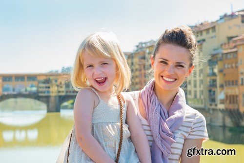 Stock Photos - Mother with baby, 25xJPG