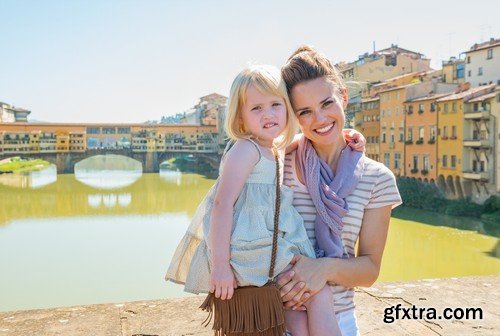 Stock Photos - Mother with baby, 25xJPG