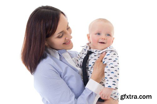 Stock Photos - Mother with baby, 25xJPG