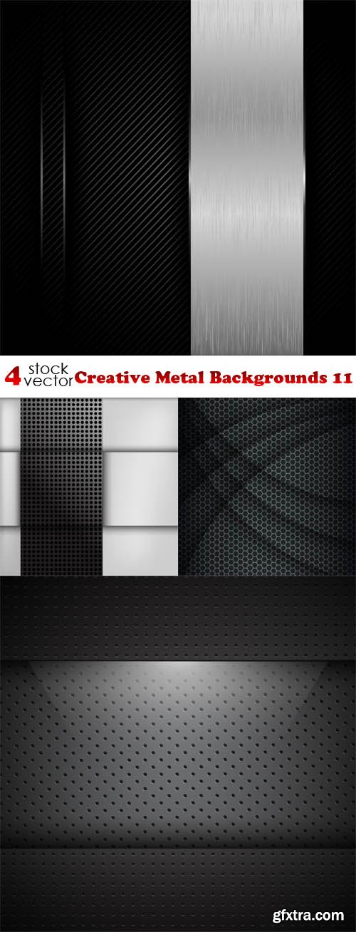 Vectors - Creative Metal Backgrounds 11