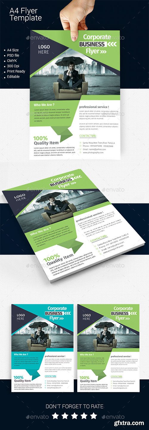 GraphicRiver A4 Business Flyer Template 06