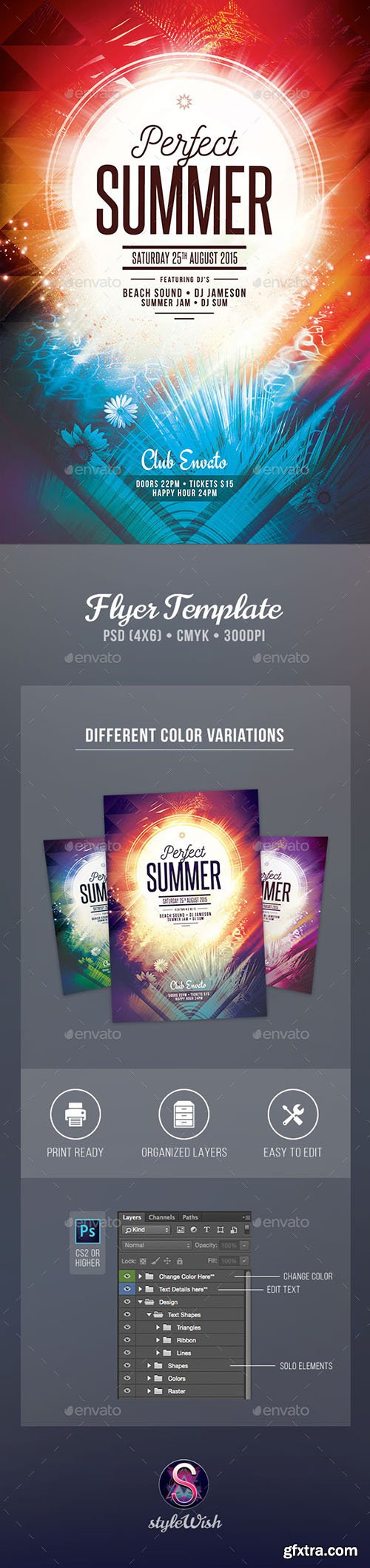 GraphicRiver Perfect Summer Flyer