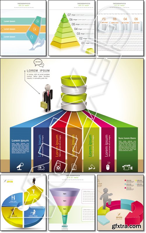 Business Education Infographics - Vector