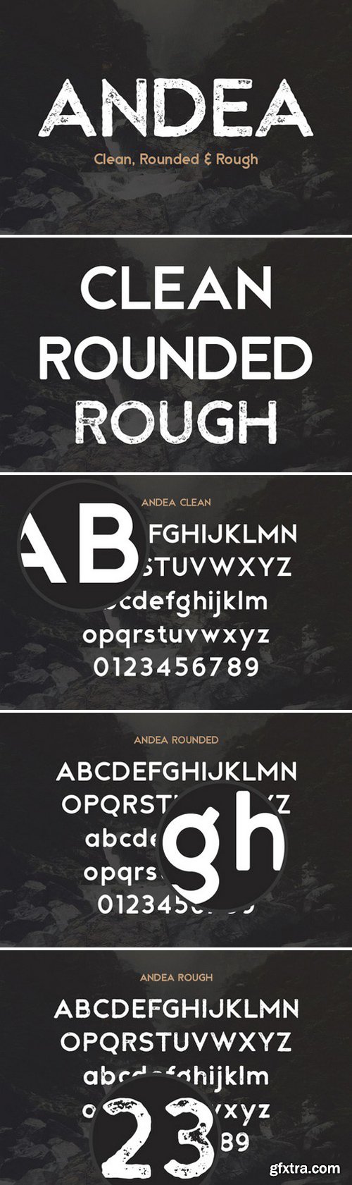 CM - Andea - Geometric Sans Serif Font 287037