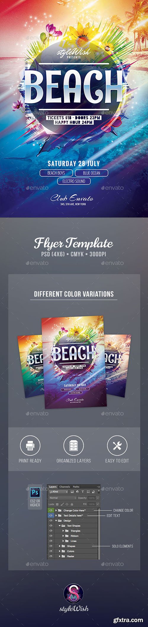 GraphicRiver Beach Flyer