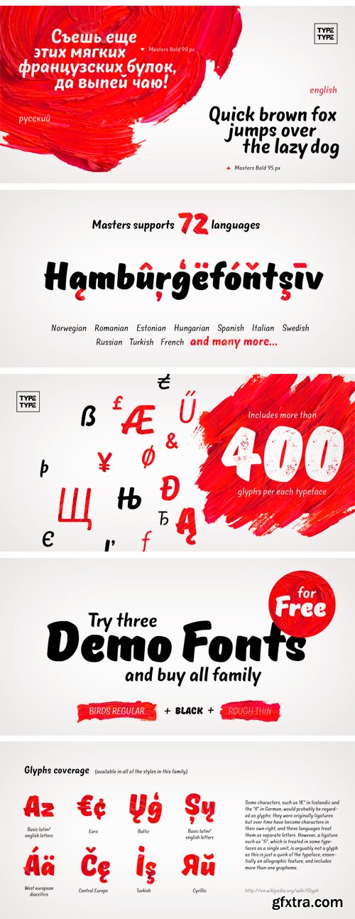 TT Masters Font Family