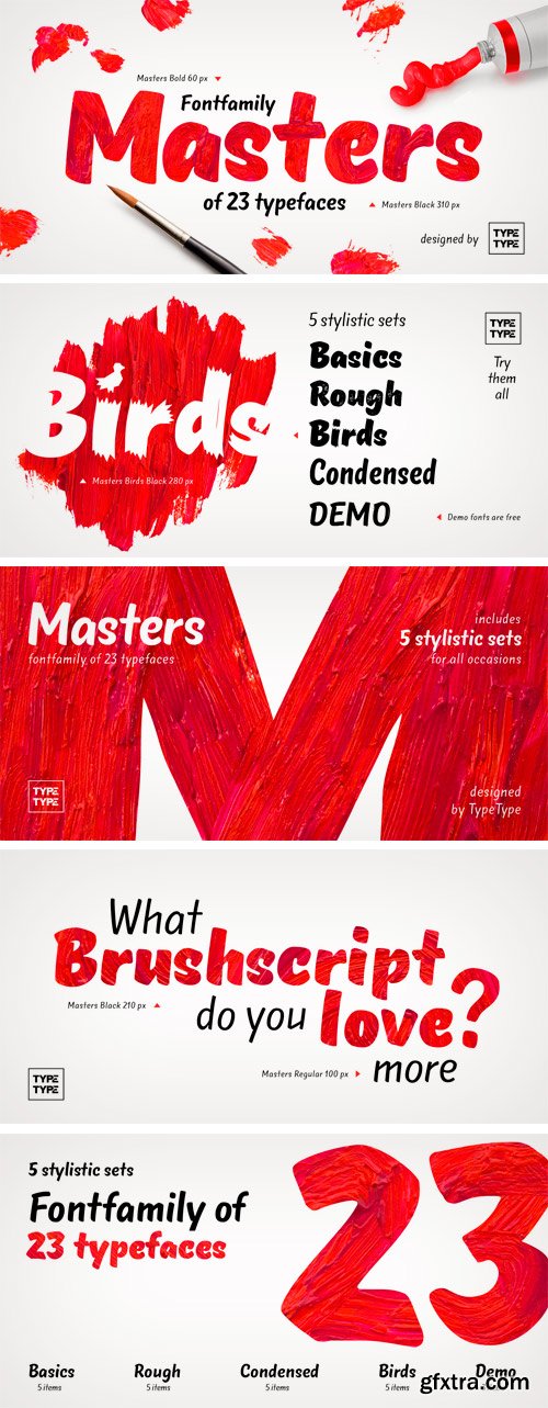 TT Masters Font Family