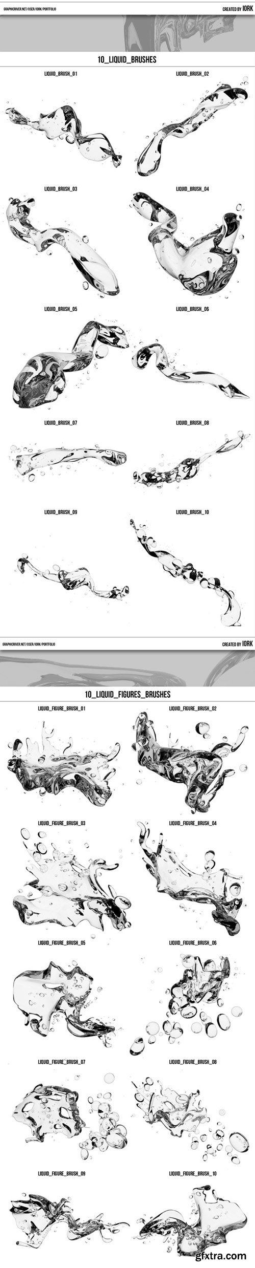 GraphicRiver - 30 Liquid Brushes 11339364