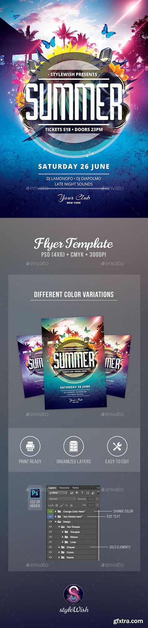 GraphicRiver Summer Flyer