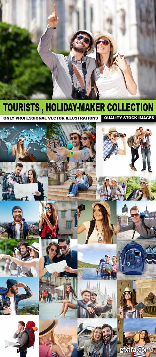 Tourists , Holiday-Maker Collection - 25 HQ Images