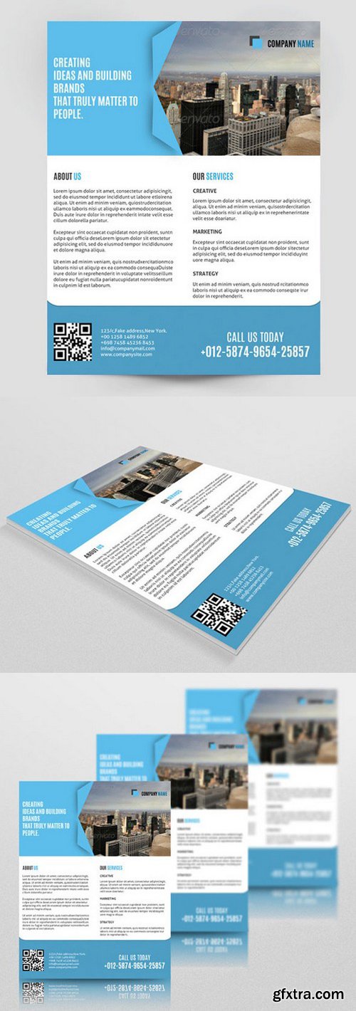 CM - Corporate Flyer template 96894