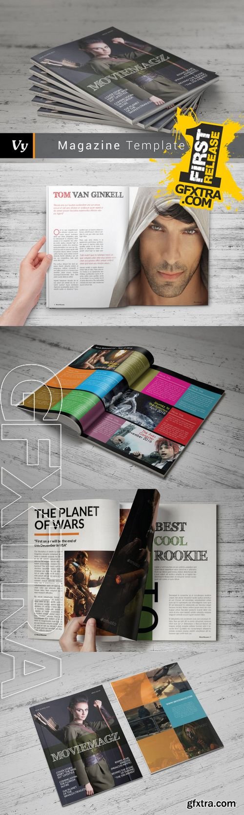 Movie Magazine Template - CM 289760