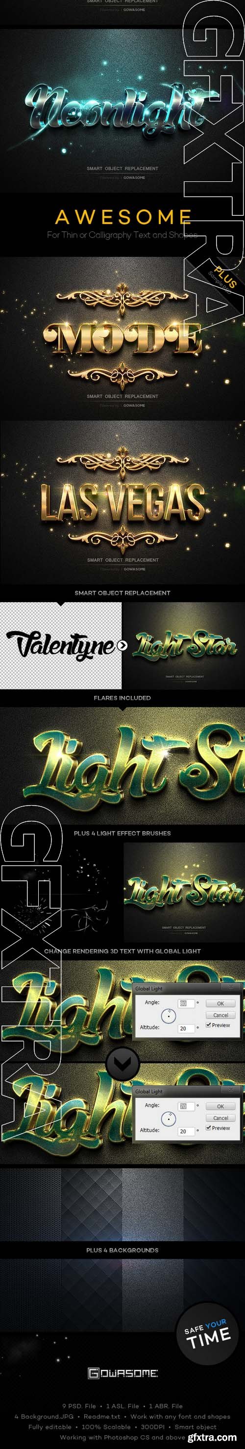 Modern 3D Text Effects GO.7 - GraphicRiver 11214957