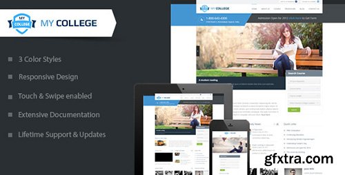 ThemeForest - My College v1.2.2 - Premium Education WordPress Theme - 4795503