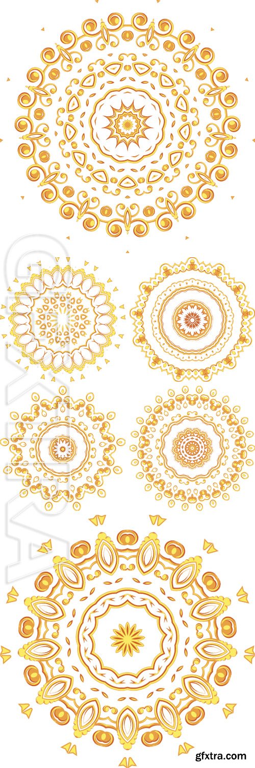 Stock Vectors - Pattern for the card or invitation with Islam, Arabic, Indian or ottoman motifs