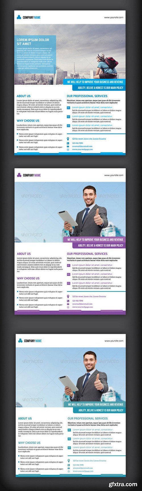 CM - Corporate Flyer template 61173