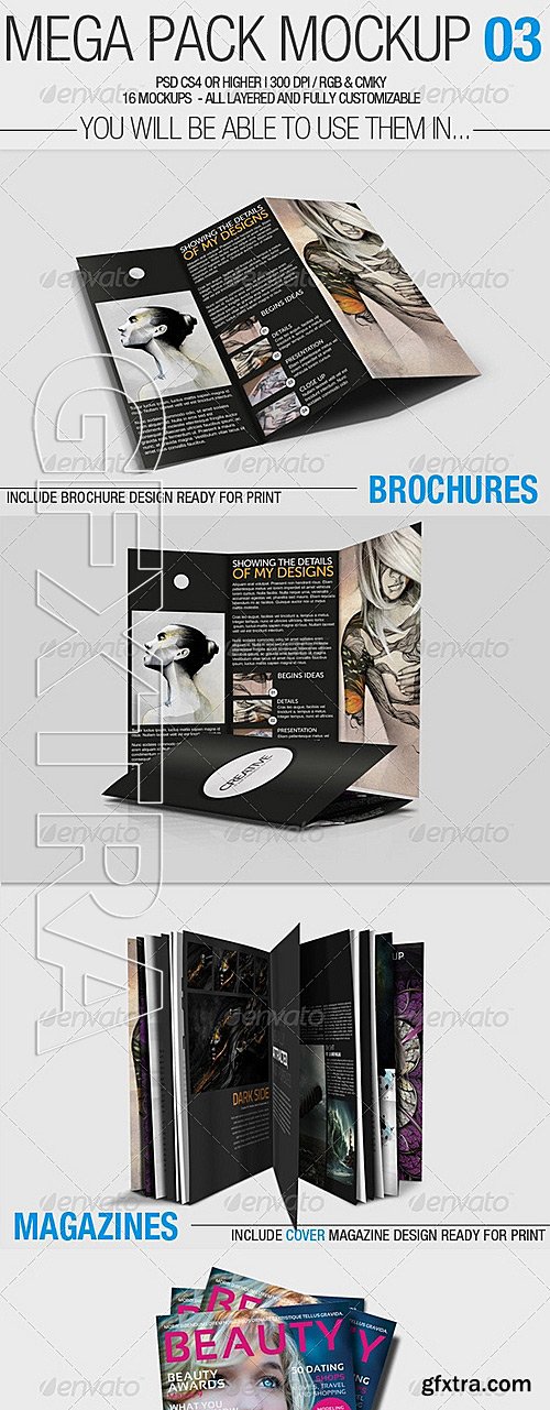 GraphicRiver - Mega Pack Mock-Up #3 159959