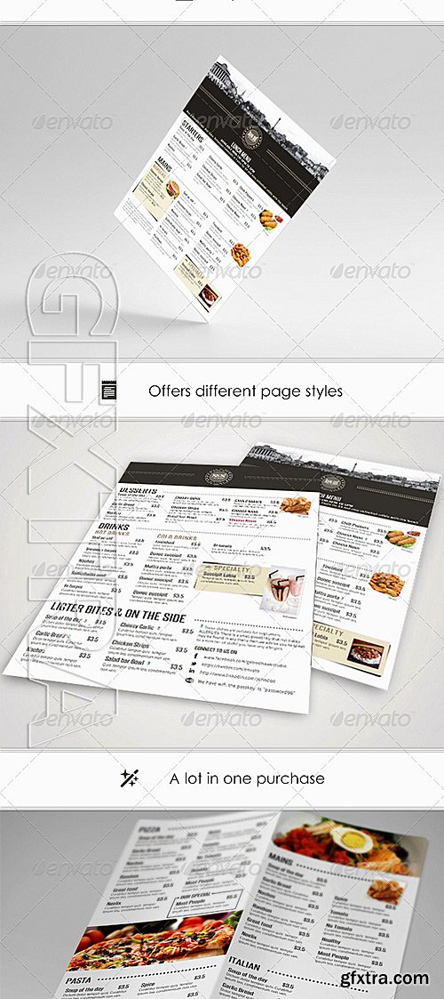 GraphicRiver - Menu Pack 5429421