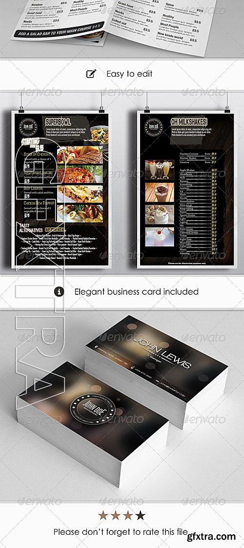 GraphicRiver - Menu Pack 5429421