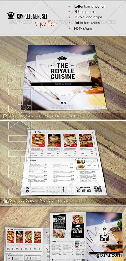 GraphicRiver - Menu Pack 2 6487613