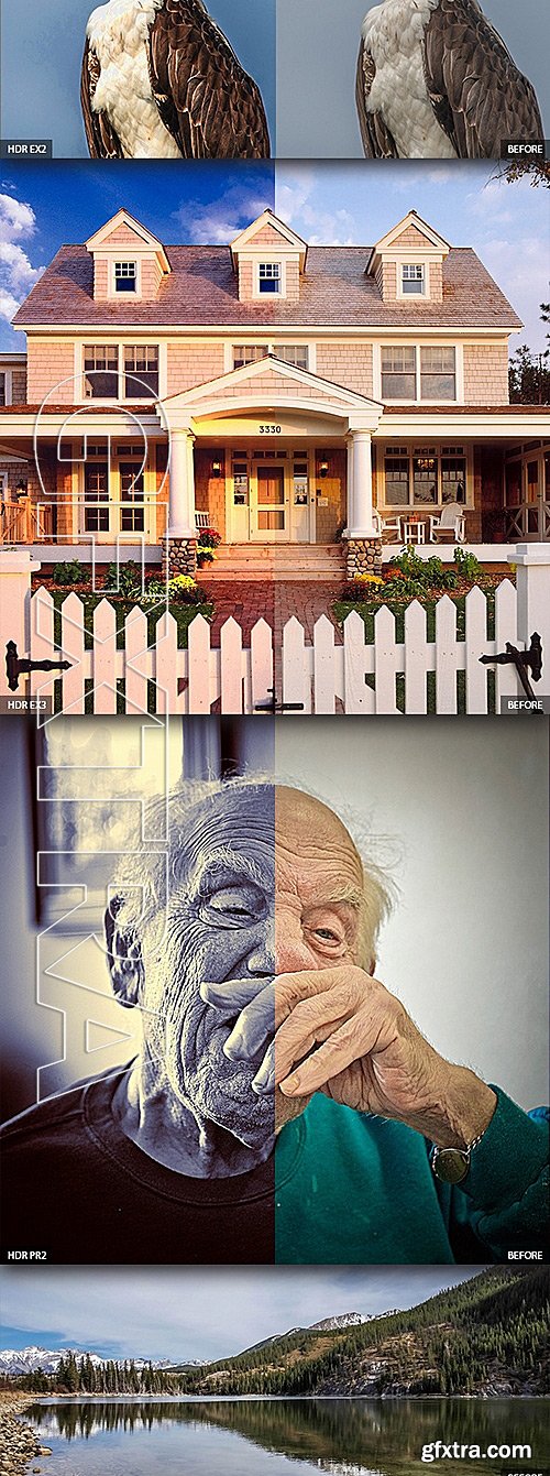 GraphicRiver - 22 HDR Photoshop Actions V2 10940400