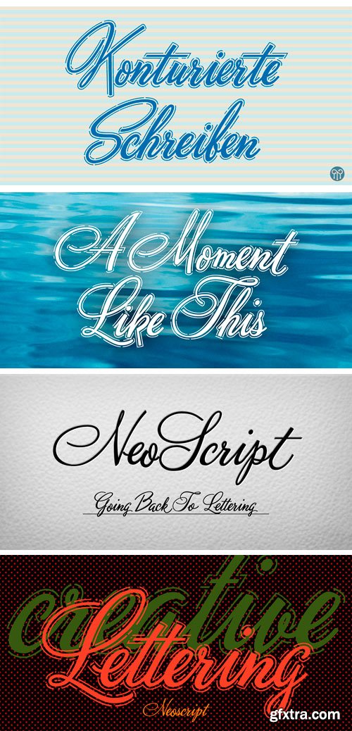 Neoscript Pro Font Family