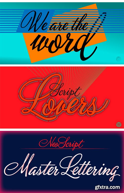 Neoscript Pro Font Family