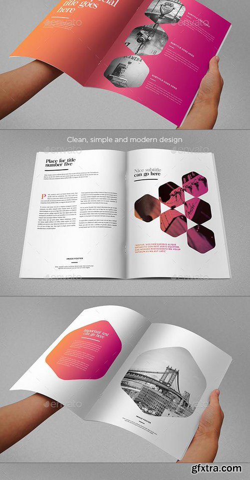 GraphicRiver Minimal Modern Clean Magazine 11295103