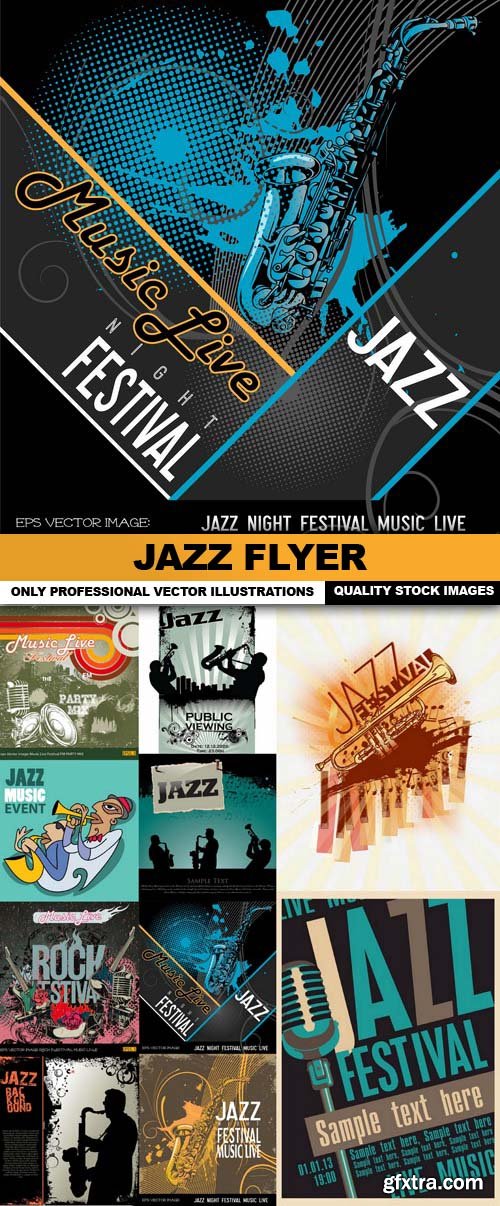 Jazz Flyer - 10 Vector