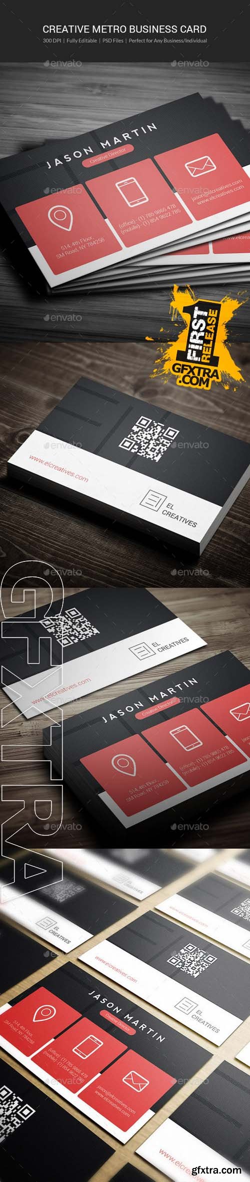 Creative Metro Business Card - 03 - GraphicRiver 11309358