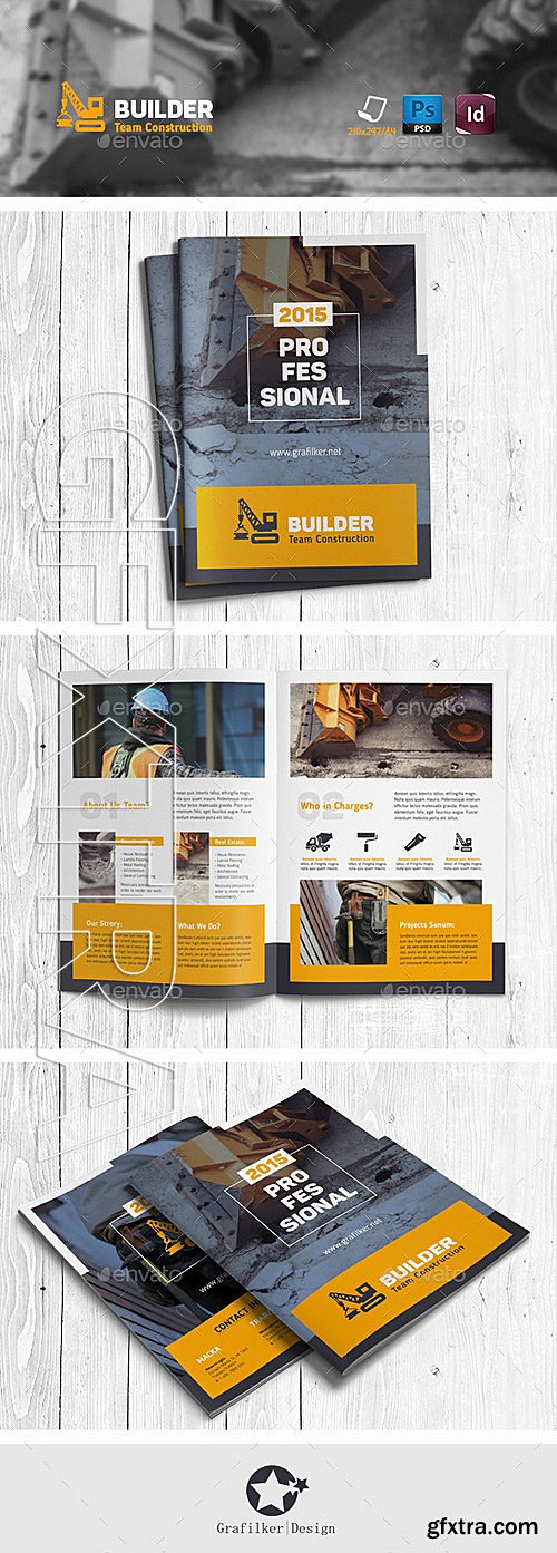 GraphicRiver - Construction Brochure Templates 11709345