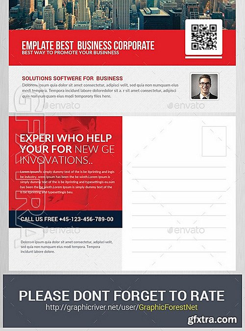 GraphicRiver - Corporate Business Postcards Psd 11731989