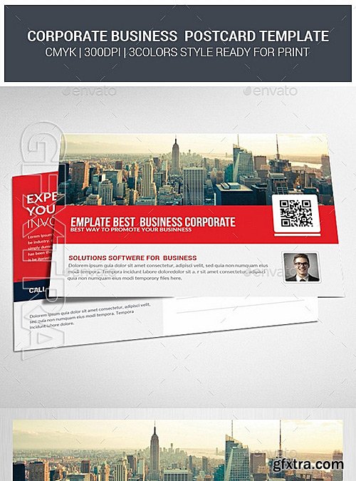 GraphicRiver - Corporate Business Postcards Psd 11731989