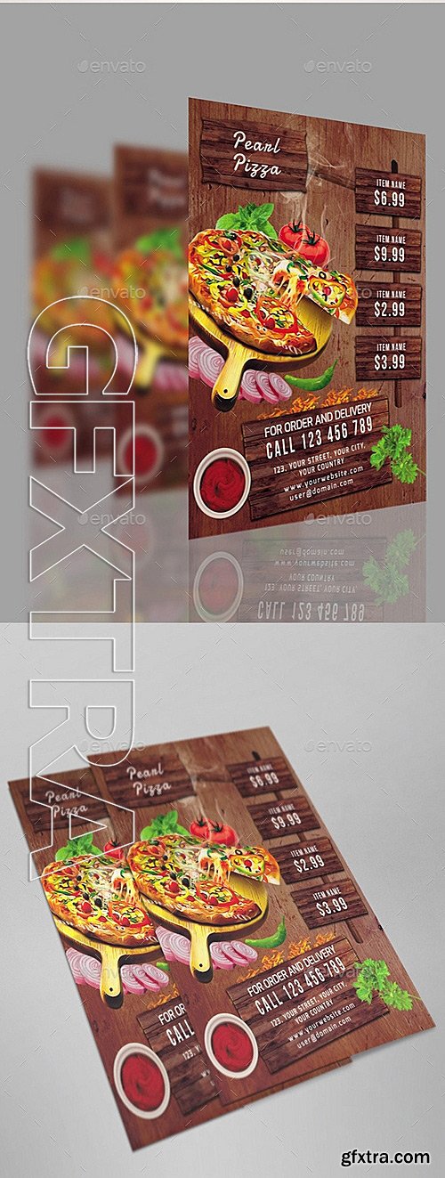 GraphicRiver - Fast Food Flyer Bundle 11735490